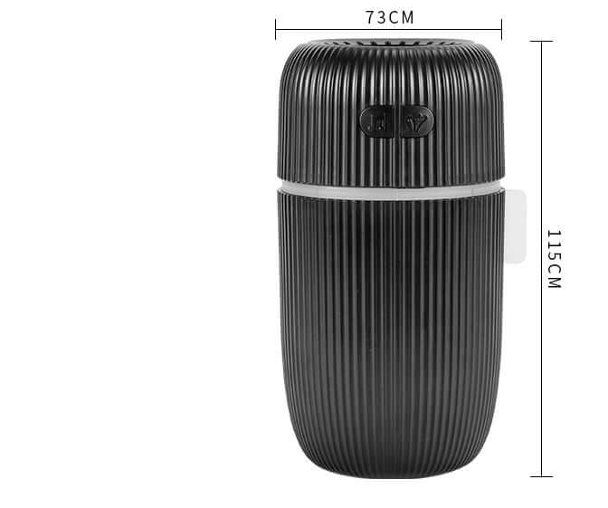 Sleep Aid White Noise Humidifier, a stylish black design for improved sleep with white noise humidifier for sleep feature.