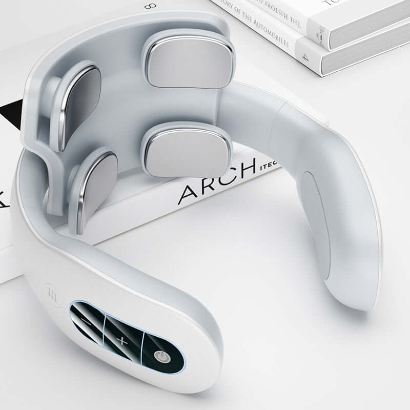 Household electric heating multifunctional neck massager designed for relaxation and comfort.
