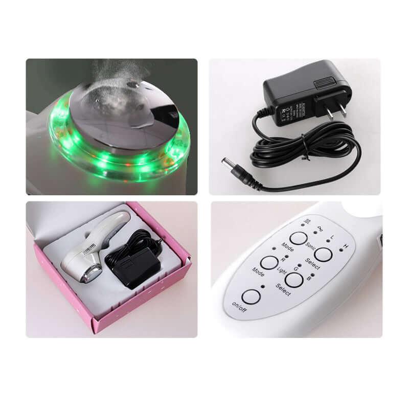 Beauty Care Instrument LED Light Therapy Professional Skin Therapy, a led light therapy skincare device with various features and controls.