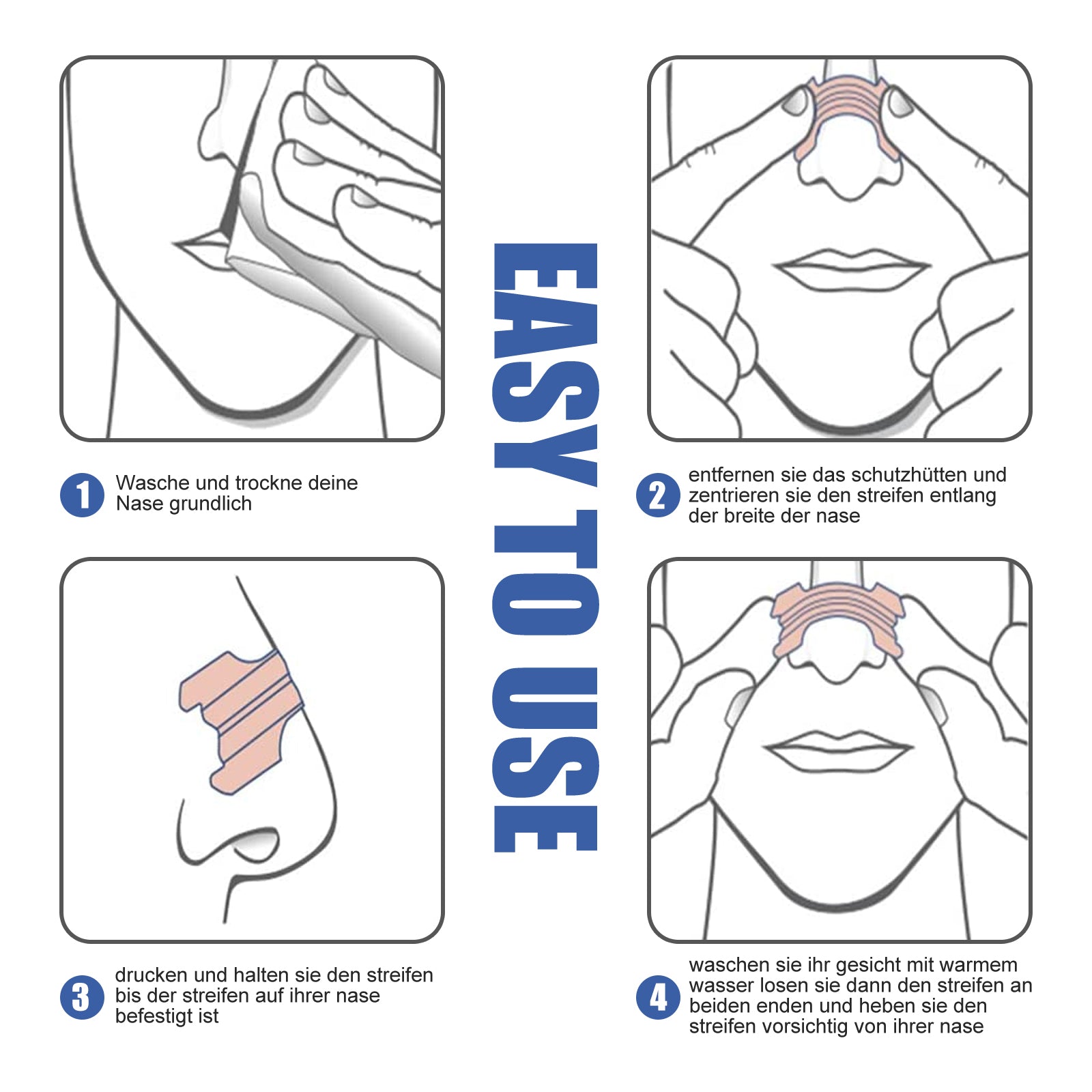 West&Month Nasal Ventilator Nasal Strip Anti-snoring Unclogging Airway Anti-snoring Stop Snoring Strip Care