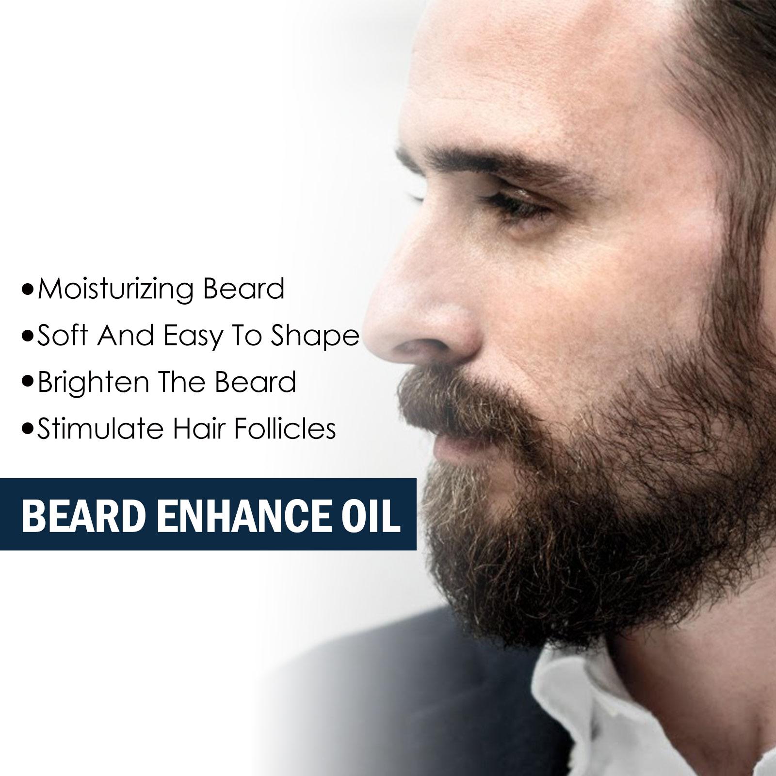 Beard Care Oil - Strengthen And Nourish Beard Roots  Moisturizing And Shine-Enhancing Beard Growth Serum For Men Hair Care Hydrating