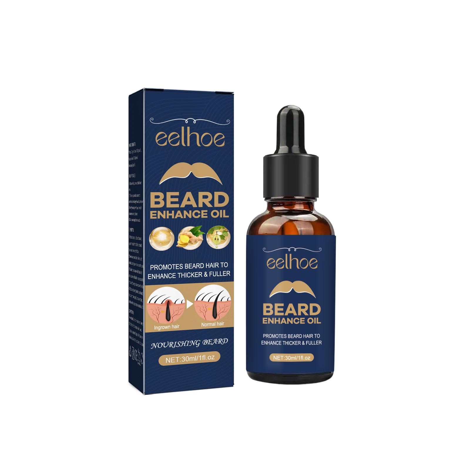 Beard Care Oil - Strengthen And Nourish Beard Roots  Moisturizing And Shine-Enhancing Beard Growth Serum For Men Hair Care Hydrating