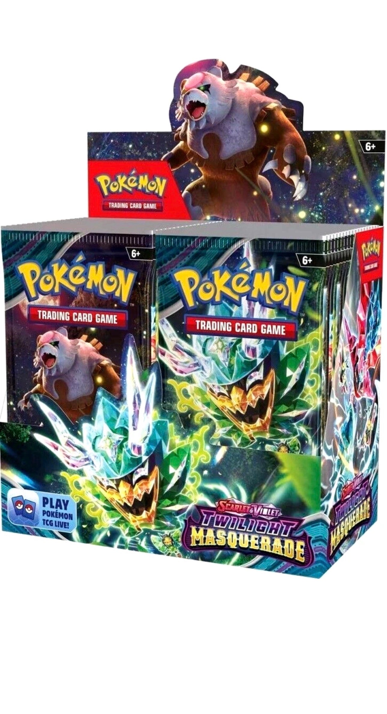 Pokemon TCG Twilight Masquerade Booster Box Factory Sealed