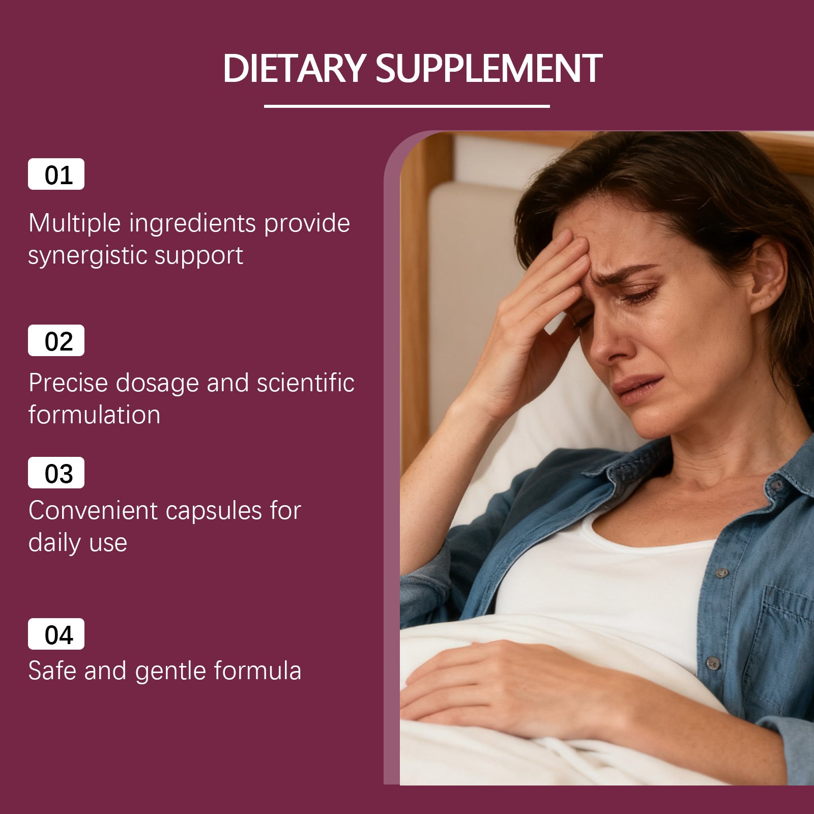 Googeer Dietary Supplement 60 Capsules Mild Formula