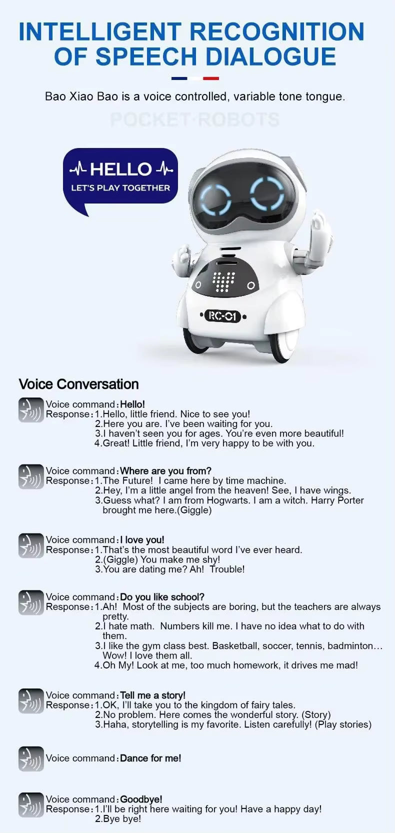 Smart Robot Emotional Companionship Voice Interaction