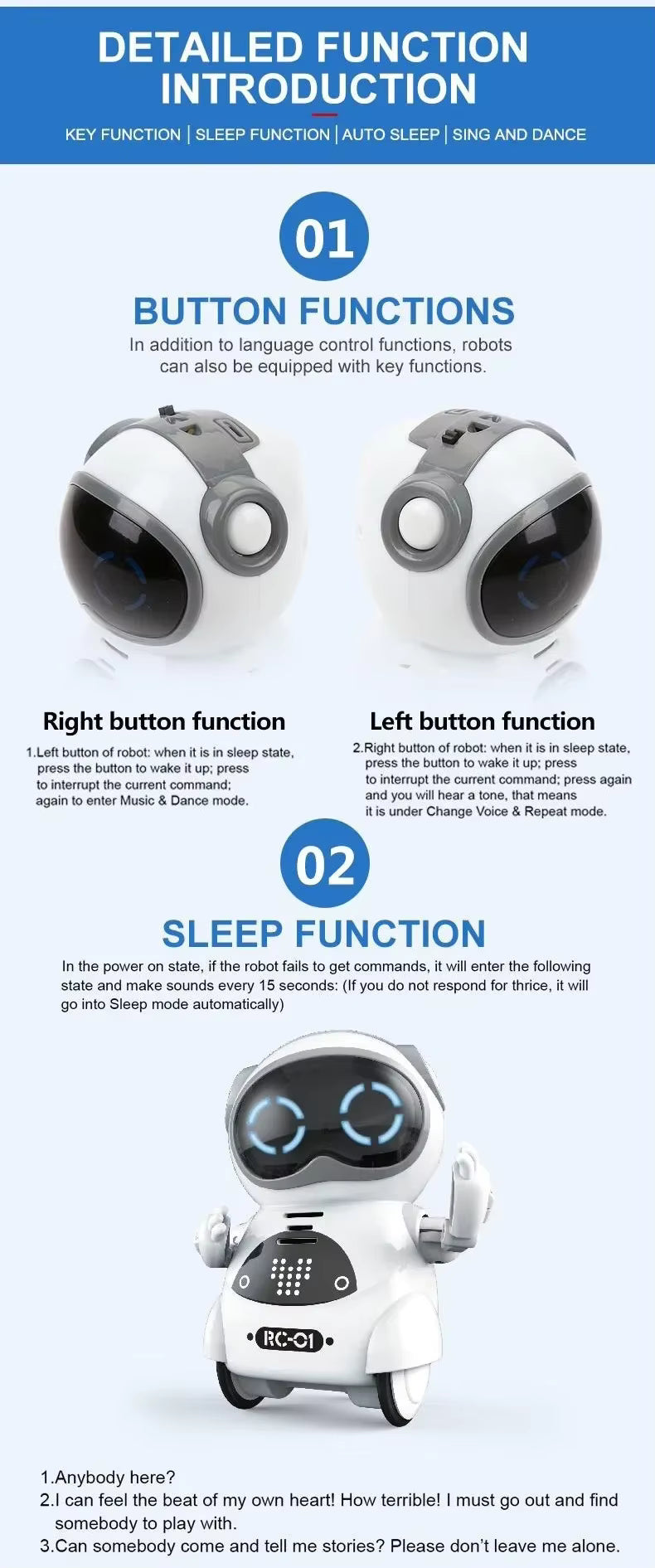 Smart Robot Emotional Companionship Voice Interaction